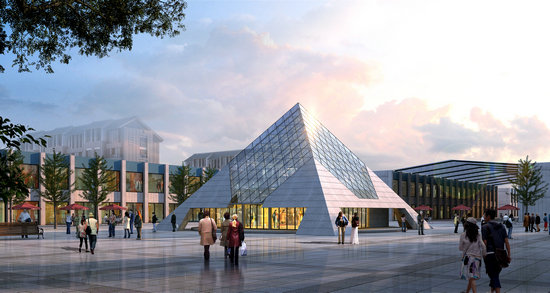 临安金字塔网架
